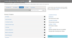 Desktop Screenshot of library.adler.edu